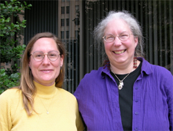 Carolyn Schneider and Debbie Blane